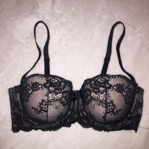 H&M padded underwire lacy push up bra